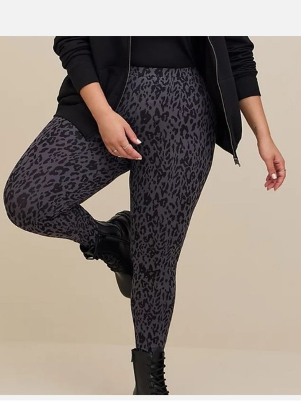 Torrid Plus Size Leopard Leggings - 2